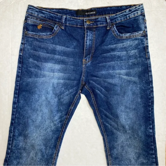 Rocawear Dark Wash Double R Denim Jeans